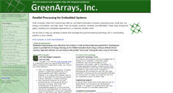 Desktop Screenshot of greenarraychips.com